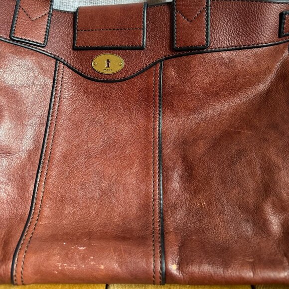 Fossil Large Weekender Bag | Leather - Picture 9 of 12